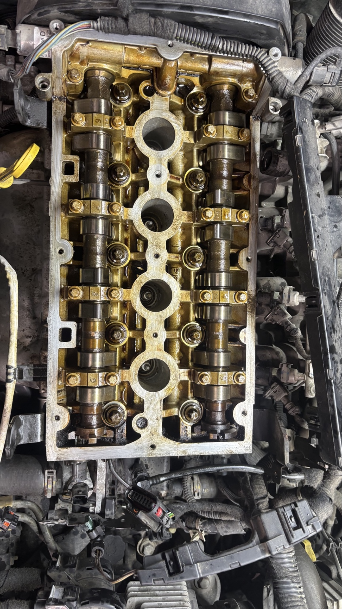 Engine valvetrain and camshaft work